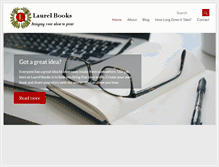 Tablet Screenshot of laurelbooks.com